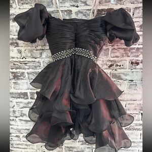 Black Ava Presley Short Prom/Homecoming/Pageant Dress